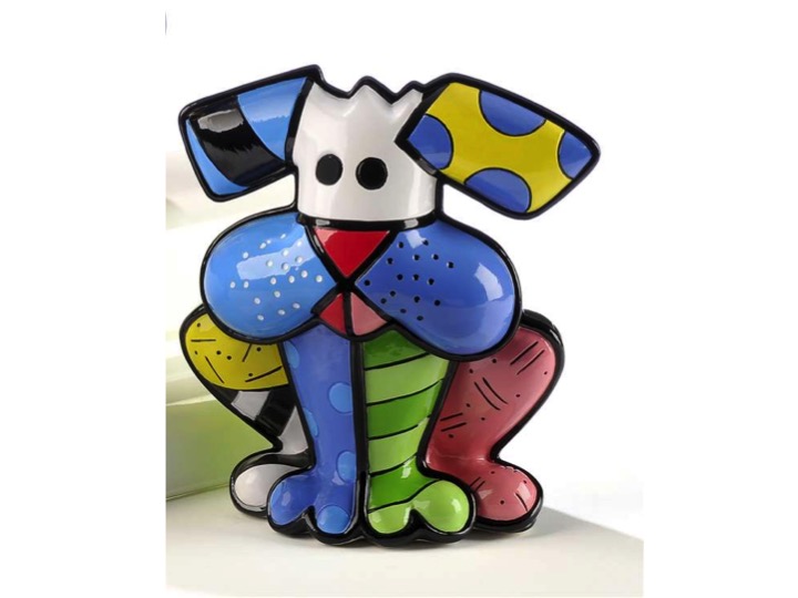 Britto Terrier Dog Figurine