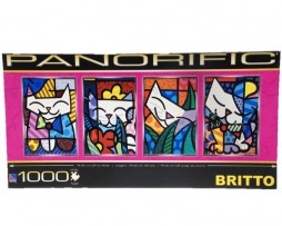 britto puzzle 1000 puzzles pieces cat artreco cats