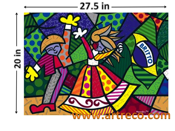 Romero Britto Brazil Puzzle 1000 pcs - Artreco