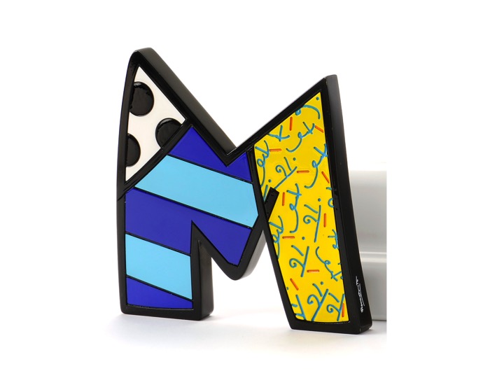 Britto Tall/Wall Decor: Letter M - Artreco