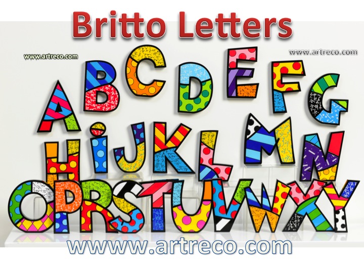 Britto Art Letters & Words Archives - Artreco