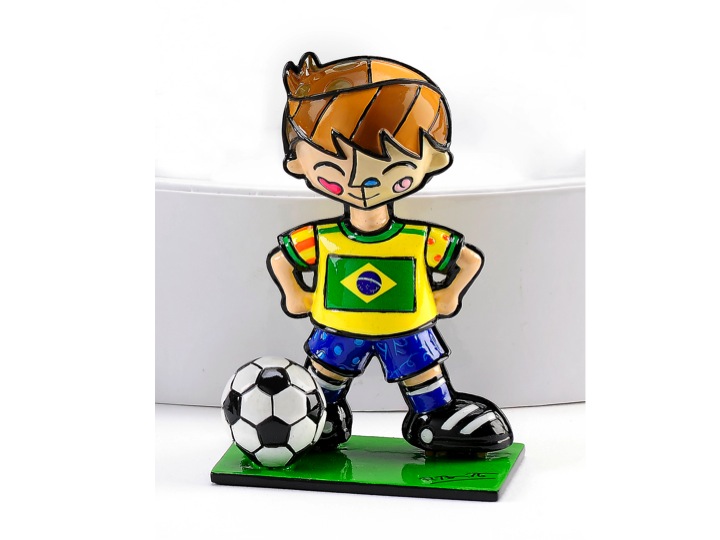 Britto Mini World Cup Soccer Player - Brazil - Artreco