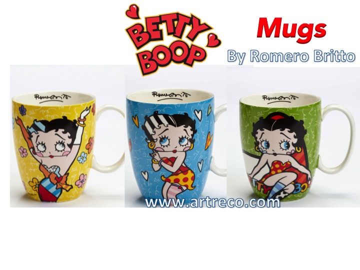 Betty Boop Yellow Mug by Britto