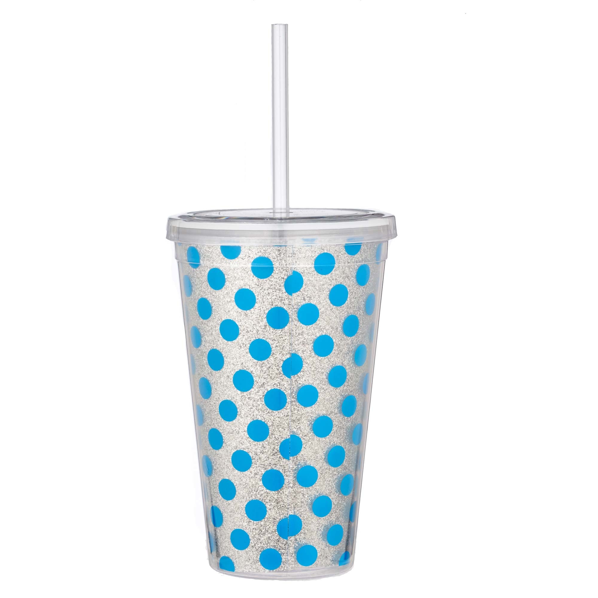 Betty Boop Blue with Glitter Tumbler Cup by Britto - Artreco