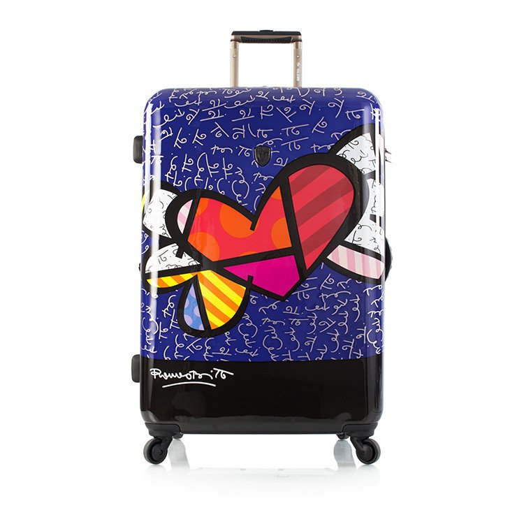 romero britto suitcase