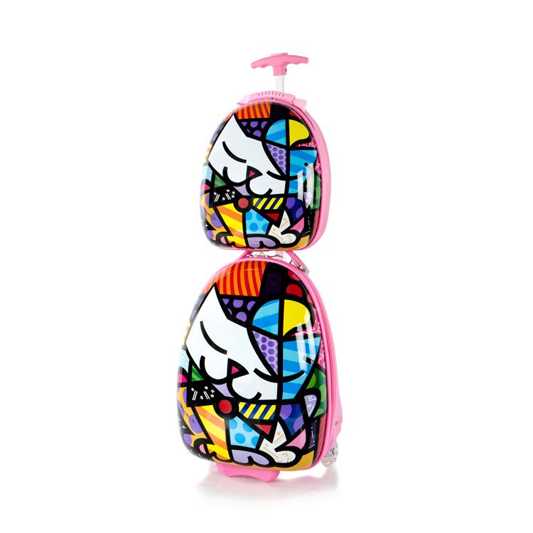 Britto for Kids - Luggage and Backpack Set: Kitty - Artreco