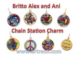 Britto Alex and Ani Charm Chain Necklage