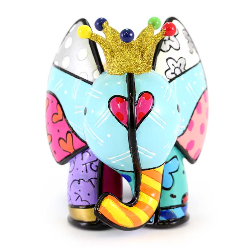 Figurine Romero Britto 10th Anniversay Animal Lucky Elephant NEW with gift box